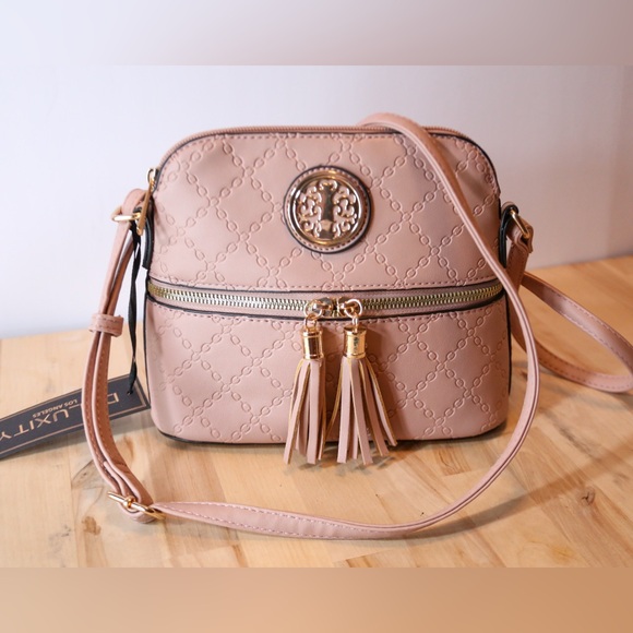 Deluxity Los Angeles Crossbody Blush Pink - Picture 1 of 9